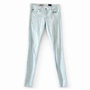 AG Adriano Goldschmied Absolute Legging Skinny Jeans Dandelion Print Size 27